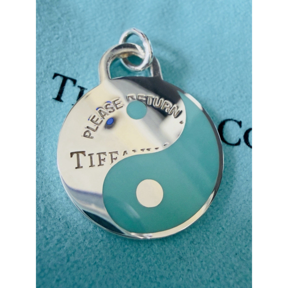 Tiffany & Co. Jewelry - Tiffany & Co. Return to Tiffany Yin Yang Blue Enamel Charm Pendant